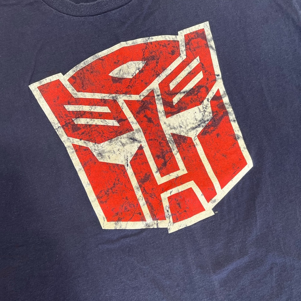 Transformers - 2018 Hasbro - Optimus Prime - 2XL Blue T-shirt